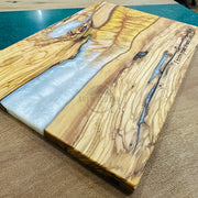 Golden white Olive Wooden Board - Art Wood Lab