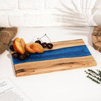 Blue Resin River Olive Wood Serving Board - view 7