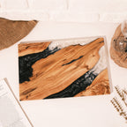 Black & White Resin Olive Wood Serving Board - view 10