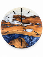 Copper Coast Wood & Resin Wall Clock — product photograph, view 4