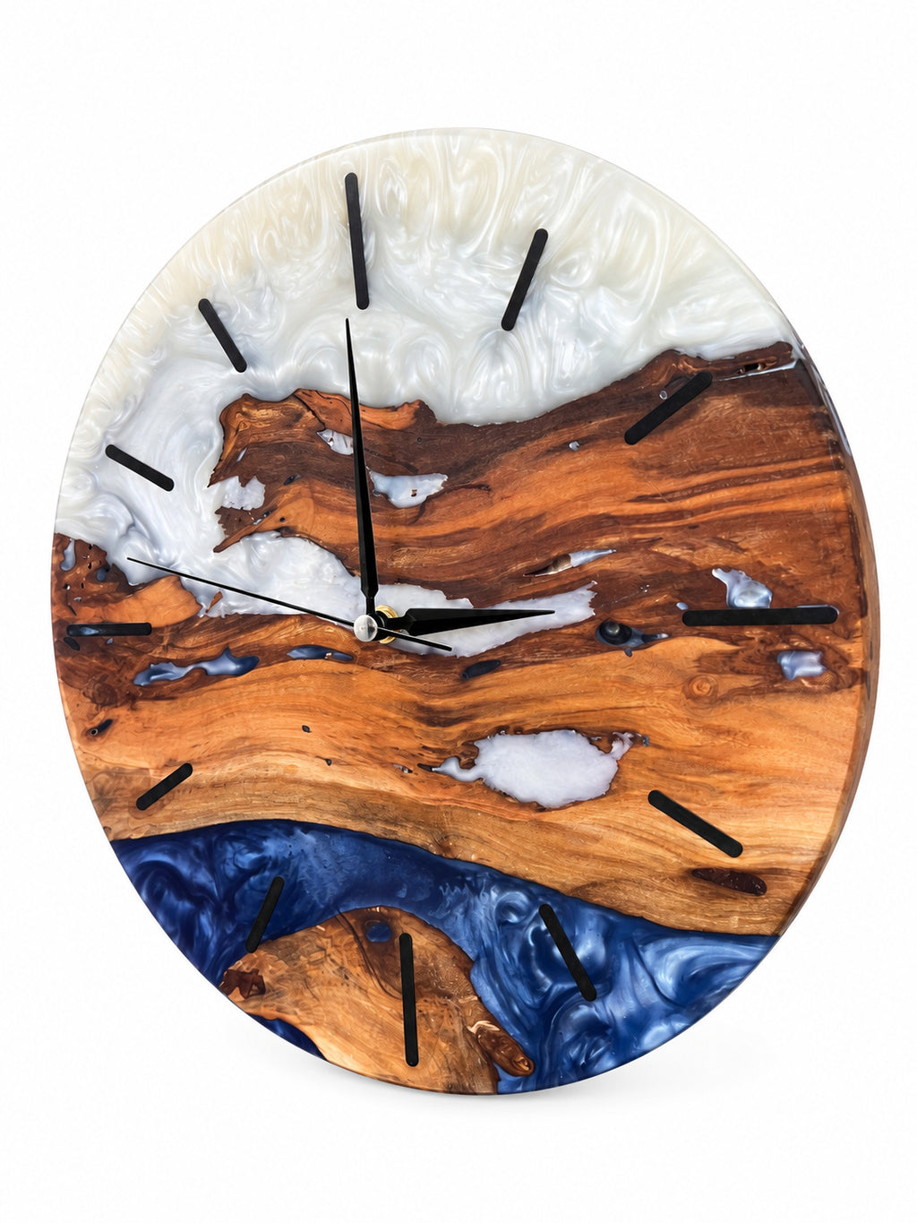 Copper Coast Wood & Resin Wall Clock — product photograph, view 5