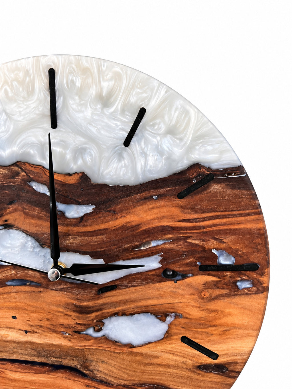 Copper Coast Wood & Resin Wall Clock — product photograph, view 8