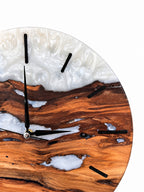 Copper Coast Wood & Resin Wall Clock — product photograph, view 8
