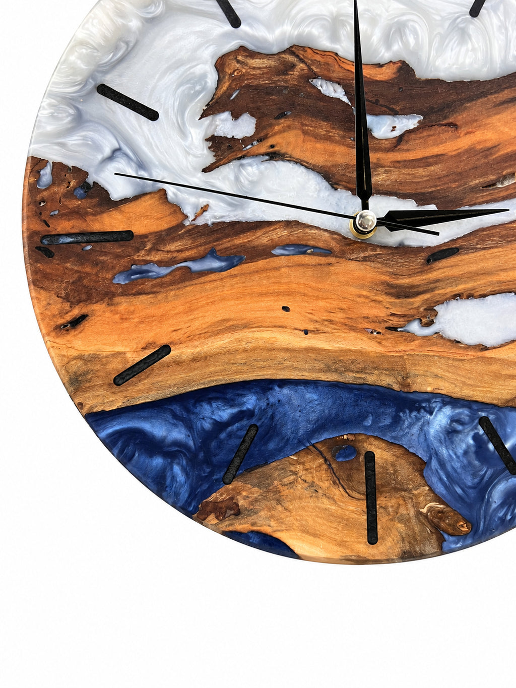 Copper Coast Wood & Resin Wall Clock — product photograph, view 7
