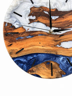 Copper Coast Wood & Resin Wall Clock — product photograph, view 7