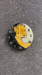 Black & White Olive Wood Resin Wall Clock - Natural Edge Design — product video 1pb3JrNGYI_RWcYgh-SBdMnFfEF2AckKn